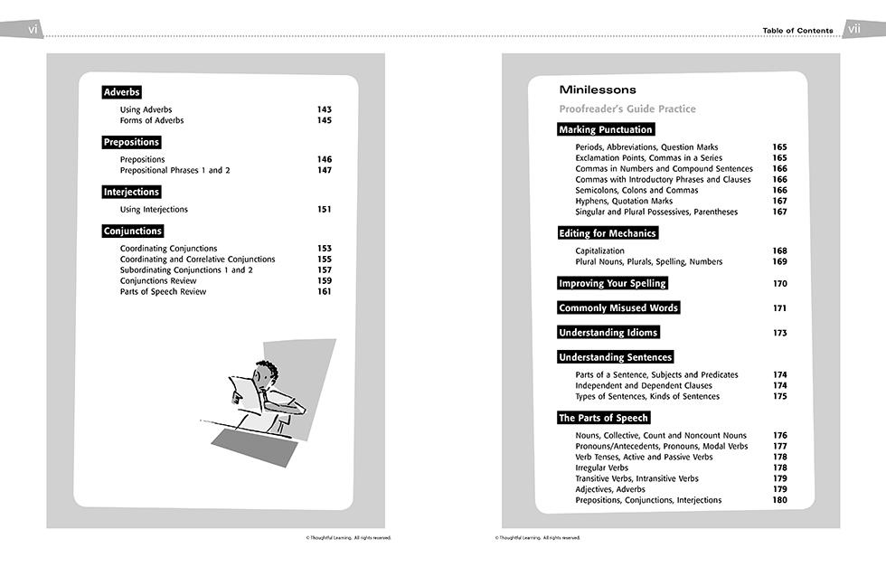 All Write SkillsBook Teacher's Edition pages vi and vii