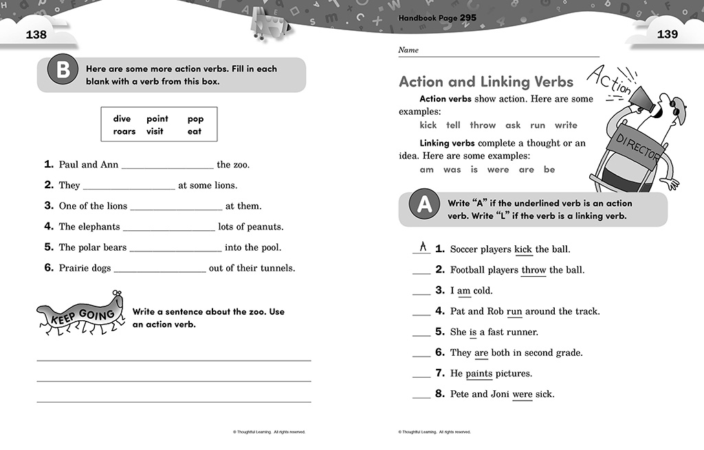 Write Away SkillsBook pages 138 and 139