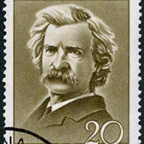 Stamp of Mark Twain