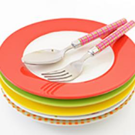 Writing a Four-Star Food Review Image of plates and silverware