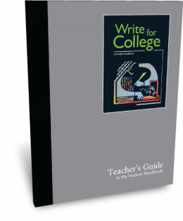 Write for College Teacher's Guide